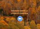 Video del seminari sobre la litigació climàtica