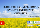 Videos of the seminar “EU law in the face of the climate emergency”